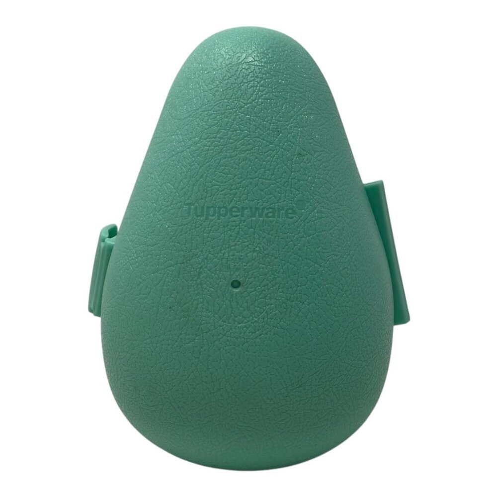 Tupperware Avocado Forget Me Not Keeper Mint Green Plastic Fruit Container